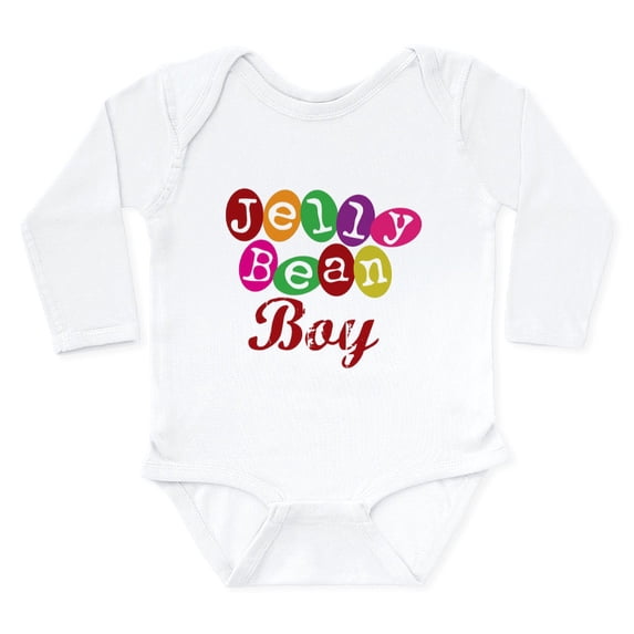 CafePress - Jelly Bean Boy Body Suit - Long Sleeve Cotton Baby Bodysuit