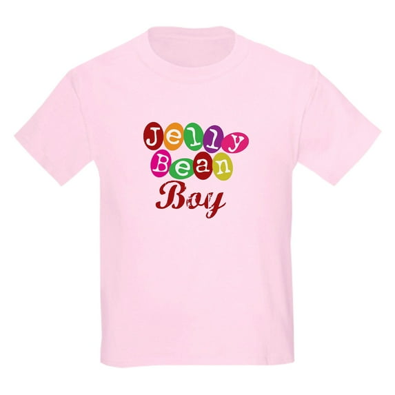 CafePress - Jelly Bean Boy Kids Light T Shirt - Light T-Shirt Kids XS-XL