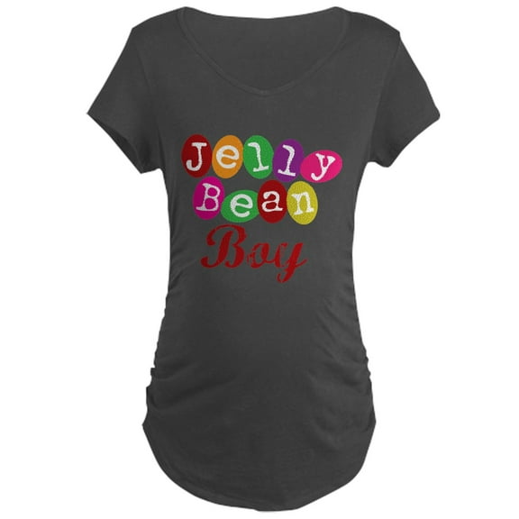 CafePress - Jelly Bean Boy Maternity T Shirt - Maternity Dark T-Shirt