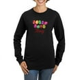 thumbnail image 1 of CafePress - Jelly Bean Boy Women's Long Sleeve Dark T Shirt - Women's Long Sleeve Graphic Tee Casual Fit, 1 of 4