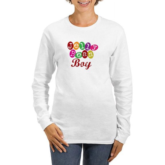 CafePress - Jelly Bean Boy Women's Long Sleeve T Shirt - Women's Long Sleeve Graphic Casual T-Shirt
