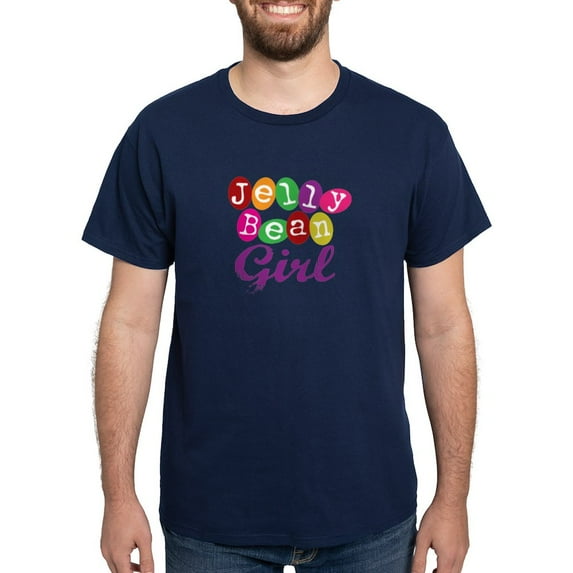 CafePress - Jelly Bean Girl Dark T Shirt - Men's Classic Graphic Cotton T-Shirt