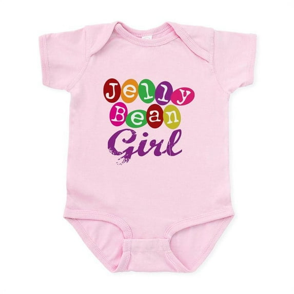 CafePress - Jelly Bean Girl Infant Bodysuit - Baby Light Bodysuit, Size Newborn - 24 Months