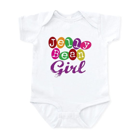 CafePress - Jelly Bean Girl Infant Bodysuit - Baby Light Bodysuit, Size Newborn - 24 Months