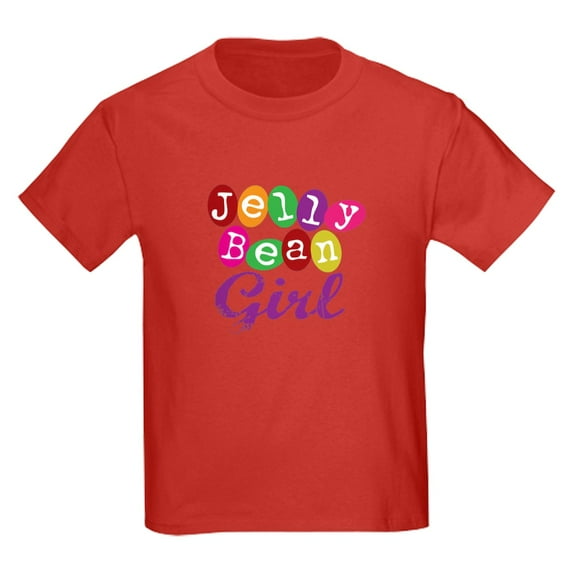 CafePress - Jelly Bean Girl Kids Dark T Shirt - Dark T-Shirt Kids XS-XL