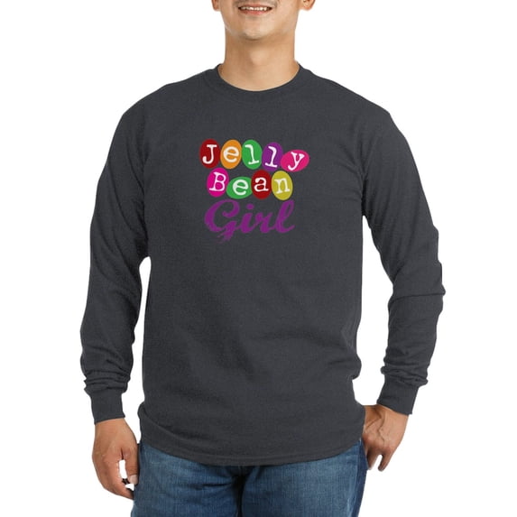 CafePress - Jelly Bean Girl Long Sleeve Dark T Shirt - Long Sleeve Dark T-Shirt