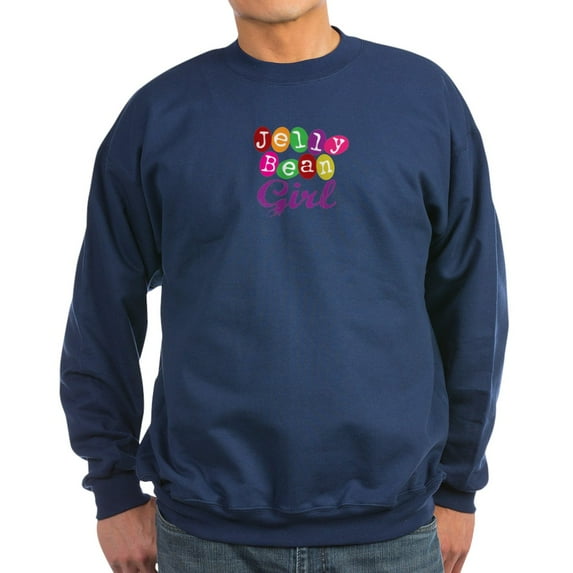CafePress - Jelly Bean Girl Sweatshirt (Dark) - Classic Crew Neck Sweatshirt