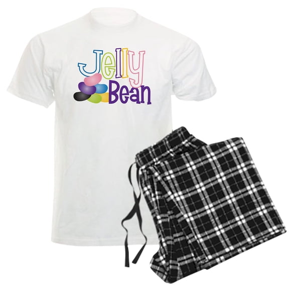 CafePress - Jelly Bean Men's Light Pajamas - Men's Light Loose Fit Cotton Pajama Set