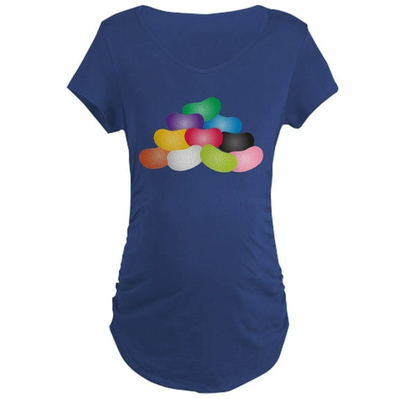 CafePress - Jelly Beans Maternity T Shirt - Maternity Dark T-Shirt