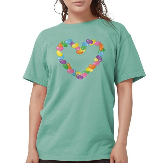 CafePress - Jellybeanheart T Shirt - Womens Comfort Colors® Shirt