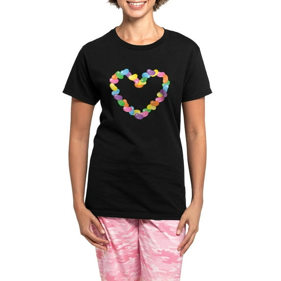 CafePress - Women's Dark Pajamas - Women's Short Sleeve Print T-Shirt and Pants Dark Cotton Pajama Set