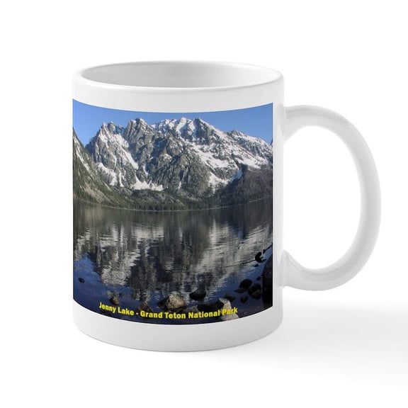 CafePress - Jenny Lake 2 Mug - 11 oz Ceramic Mug - Novelty Coffee Tea Cup