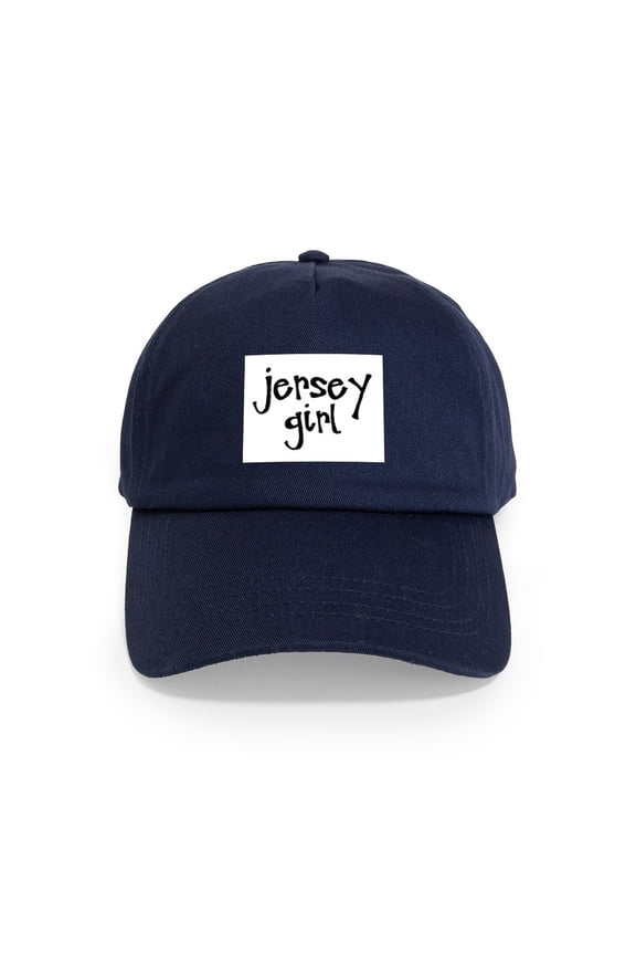 - Jersey Girl Cap - Adjustable 100% Brushed Unisex Casual Cotton Baseball Cap, Beige, 1