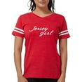 thumbnail image 1 of CafePress - Jersey Girl T Shirt - Womens Football Shirt, 1 of 4