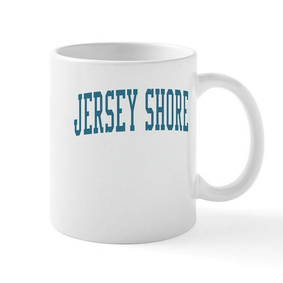 CafePress - Jersey Shore New Jersey NJ Blue Mug - 11 oz Ceramic Mug - Novelty Coffee Tea Cup