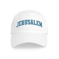 thumbnail image 1 of CafePress - Jerusalem (Blue) Cap - Adjustable 100% Brushed Unisex Casual Cotton Baseball Cap, Beige, 1, 1 of 2