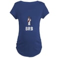 thumbnail image 1 of CafePress - Jesus BRB Maternity T Shirt - Maternity Dark T-Shirt, 1 of 3
