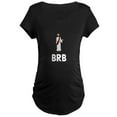 thumbnail image 1 of CafePress - Jesus BRB Maternity T Shirt - Maternity Dark T-Shirt, 1 of 3