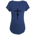 thumbnail image 1 of CafePress - Jesus Crucifix Maternity Dark T Shirt - Maternity Dark T-Shirt, 1 of 3