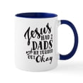 thumbnail image 1 of CafePress - Jesus Had 2 Dads Mug - 11 oz Ceramic Mug - Novelty Coffee Tea Cup, 1 of 4