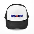 thumbnail image 1 of CafePress - Jesus Is Lord - Adjustable Unisex Printed Trucker Hat with Mesh Back, 1 of 8