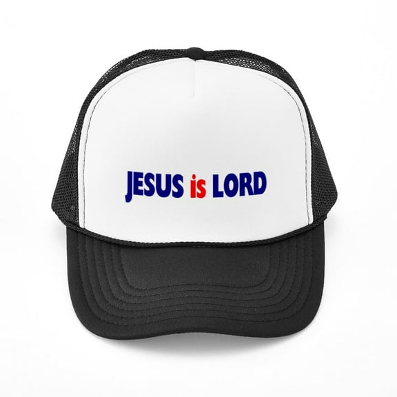 CafePress - Jesus Is Lord - Adjustable Unisex Printed Trucker Hat with Mesh Back