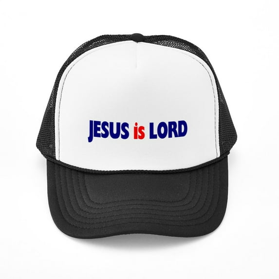 CafePress - Jesus Is Lord - Adjustable Unisex Printed Trucker Hat with Mesh Back