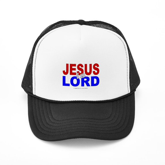 CafePress - Jesus Is Lord - Adjustable Unisex Printed Trucker Hat with Mesh Back