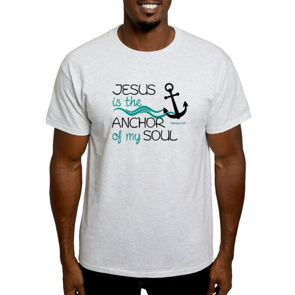 CafePress - Jesus Is The Anchor Light T Shirt - Men's Classic Graphic T-Shirt