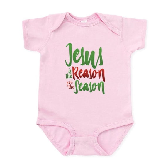 CafePress - Jesus Is The Reason Infant Bodysuit - Baby Light Bodysuit, Size Newborn - 24 Months