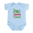 thumbnail image 1 of CafePress - Jesus Is The Reason Infant Bodysuit - Baby Light Bodysuit, Size Newborn - 24 Months, 1 of 4