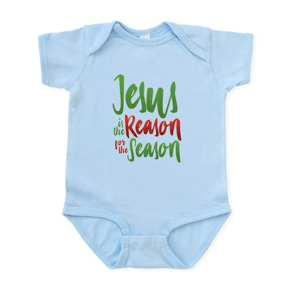 CafePress - Jesus Is The Reason Infant Bodysuit - Baby Light Bodysuit, Size Newborn - 24 Months