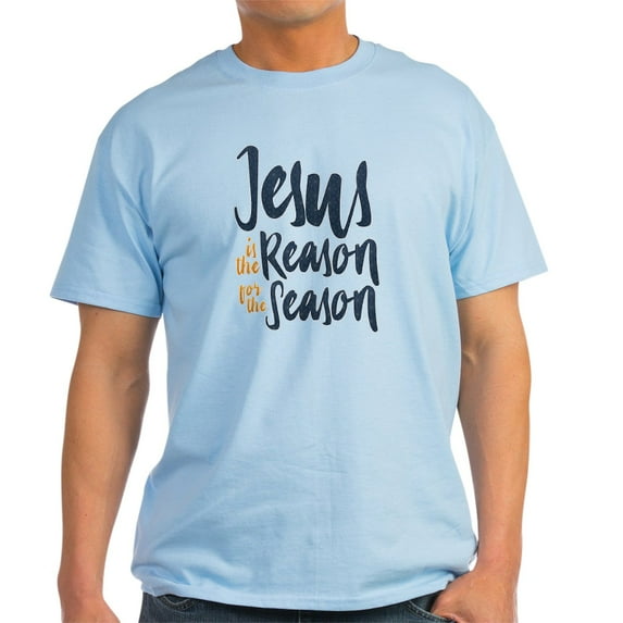 CafePress - Jesus Is The Reason Light T Shirt - Men's Classic Graphic T-Shirt