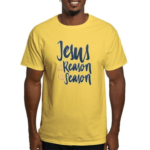 CafePress - Jesus Is The Reason Light T Shirt - Men's Classic Graphic T-Shirt
