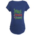 thumbnail image 1 of CafePress - Jesus Is The Reason Maternity Dark T Shirt - Maternity Dark T-Shirt, 1 of 3