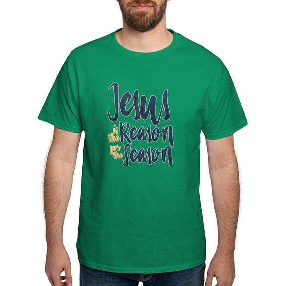 CafePress - Jesus Is The Reason T Shirt - Men's Classic Graphic Cotton T-Shirt