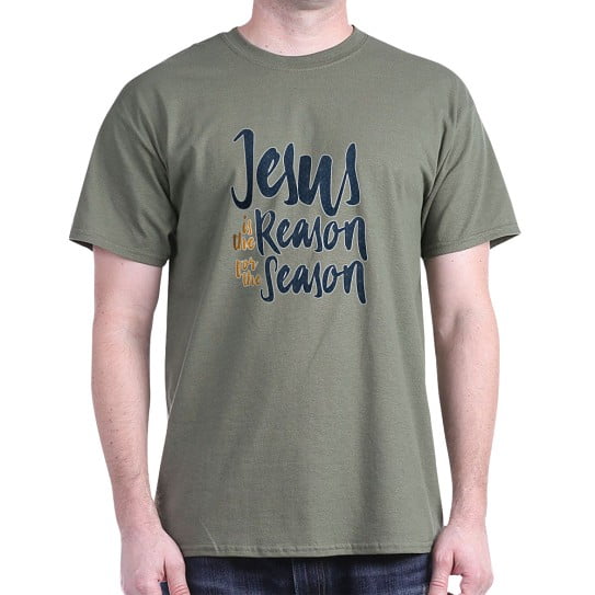 CafePress - Jesus Is The Reason T Shirt - Men's Classic Cotton T-Shirts