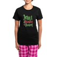 thumbnail image 1 of CafePress - Jesus Is The Reason Women's Dark Pajamas - Women's Short Sleeve Print T-Shirt and Pants Dark Cotton Pajama Set, 1 of 7