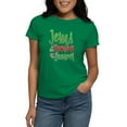 thumbnail image 1 of CafePress - Jesus Is The Reason Women's Dark T Shirt - Women's Traditional Fit Dark T-Shirt, 1 of 4