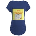 thumbnail image 1 of CafePress - Jesus Maternity Dark T Shirt - Maternity Dark T-Shirt, 1 of 3