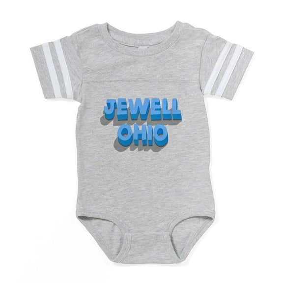 CafePress - Jewell Ohio - Cute Infant Baby Football Bodysuit