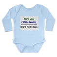 thumbnail image 1 of CafePress - Jewish_Irish Body Suit - Long Sleeve Cotton Baby Bodysuit, 1 of 4