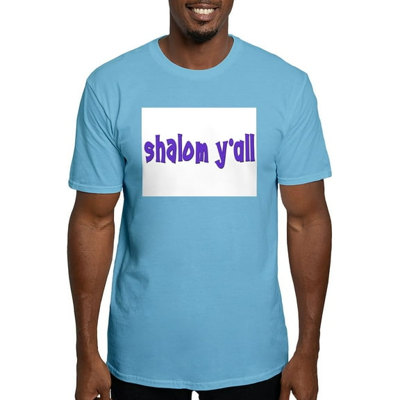 CafePress - Jewish Shalom Y'all Fitted T Shirt - Fitted T-Shirt, Vintage Fit Soft Cotton Tee