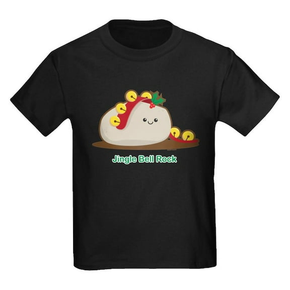 CafePress - Jingle Bell Rock Kids Dark T Shirt - Dark T-Shirt Kids XS-XL