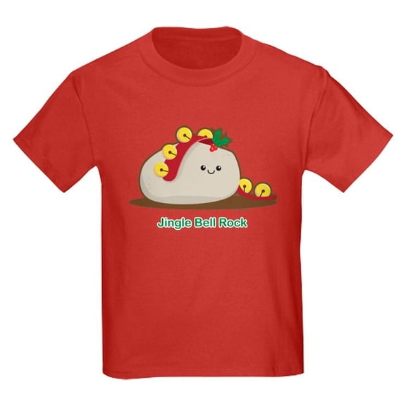 CafePress - Jingle Bell Rock Kids Dark T Shirt - Dark T-Shirt Kids XS-XL
