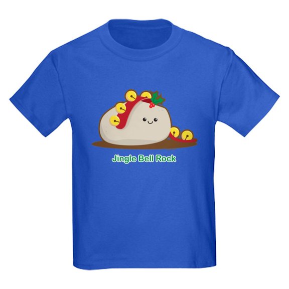 CafePress - Jingle Bell Rock Kids Dark T Shirt - Dark T-Shirt Kids XS-XL