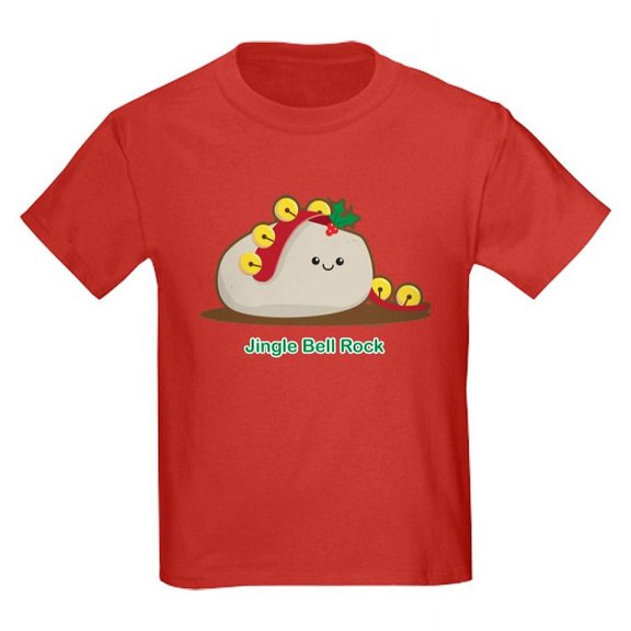CafePress - Jingle Bell Rock Kids Dark T Shirt - Dark T-Shirt Kids XS-XL