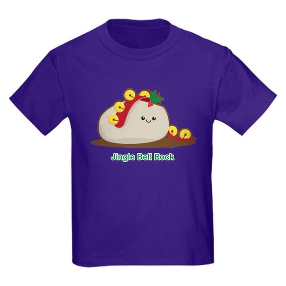 CafePress - Jingle Bell Rock Kids Dark T Shirt - Dark T-Shirt Kids XS-XL