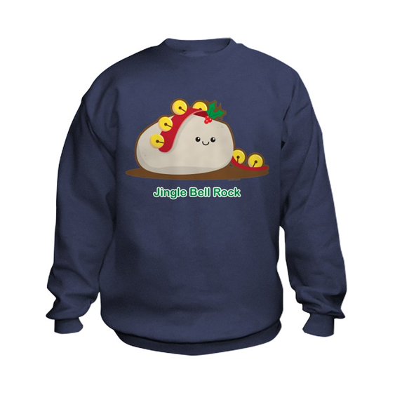 CafePress - Jingle Bell Rock Kids Sweatshirt - Kids Sweatshirt, Youth Crew Neck Sweatshirt