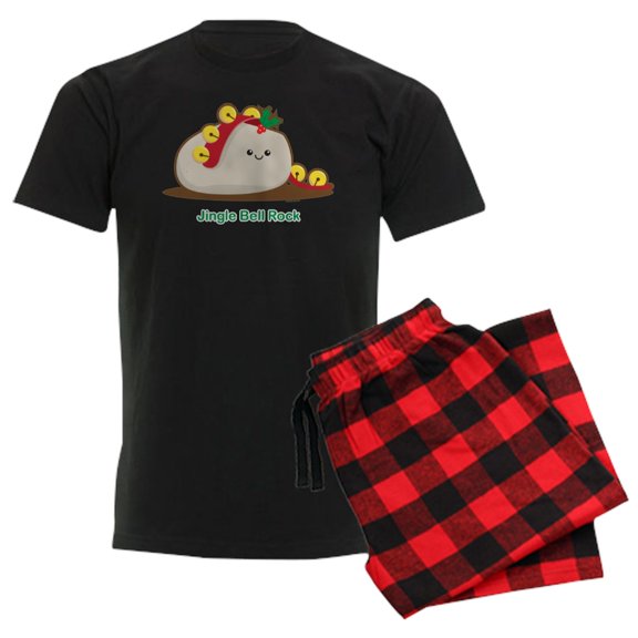 CafePress - Jingle Bell Rock Pajamas - Men's Dark Loose Fit Cotton Pajama Set